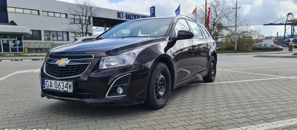 Chevrolet Cruze cena 26000 przebieg: 167600, rok produkcji 2014 z Gdynia małe 121